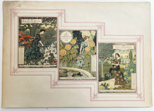 Charger l&#39;image dans la galerie, Les Mois. Calendrier publicitaire de 1896 pour la Belle Jardinière. 1896.
