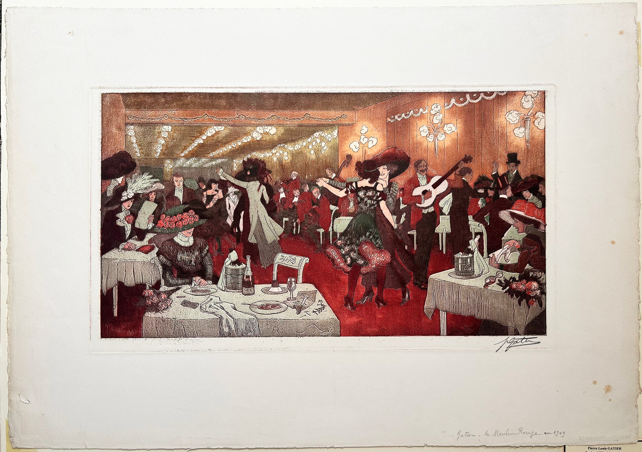 Le Moulin Rouge.  1909.