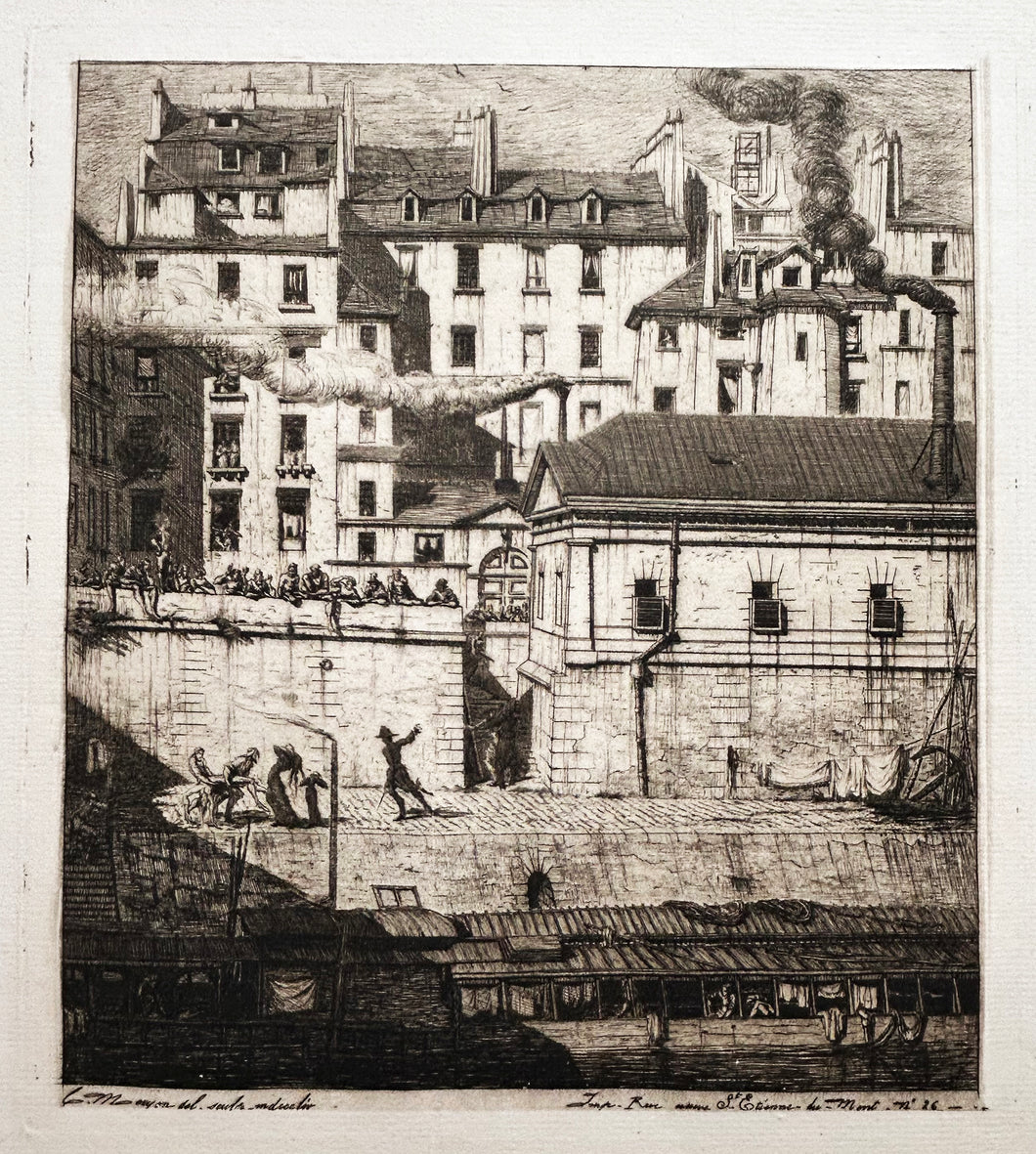 La morgue. 1854.