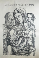 Charger l&#39;image dans la galerie, Emile BERNARD - La Sainte Famille. 1896. Lithographie originale. 
