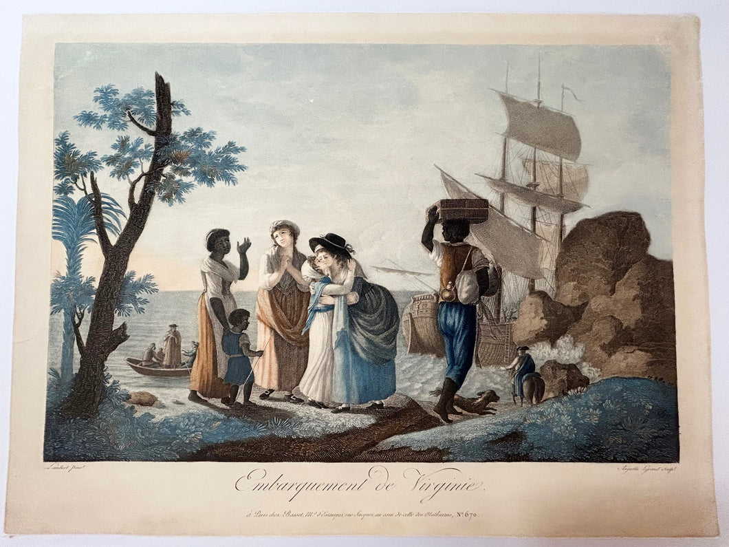 Histoire de Paul et Virginie. Vers 1805.