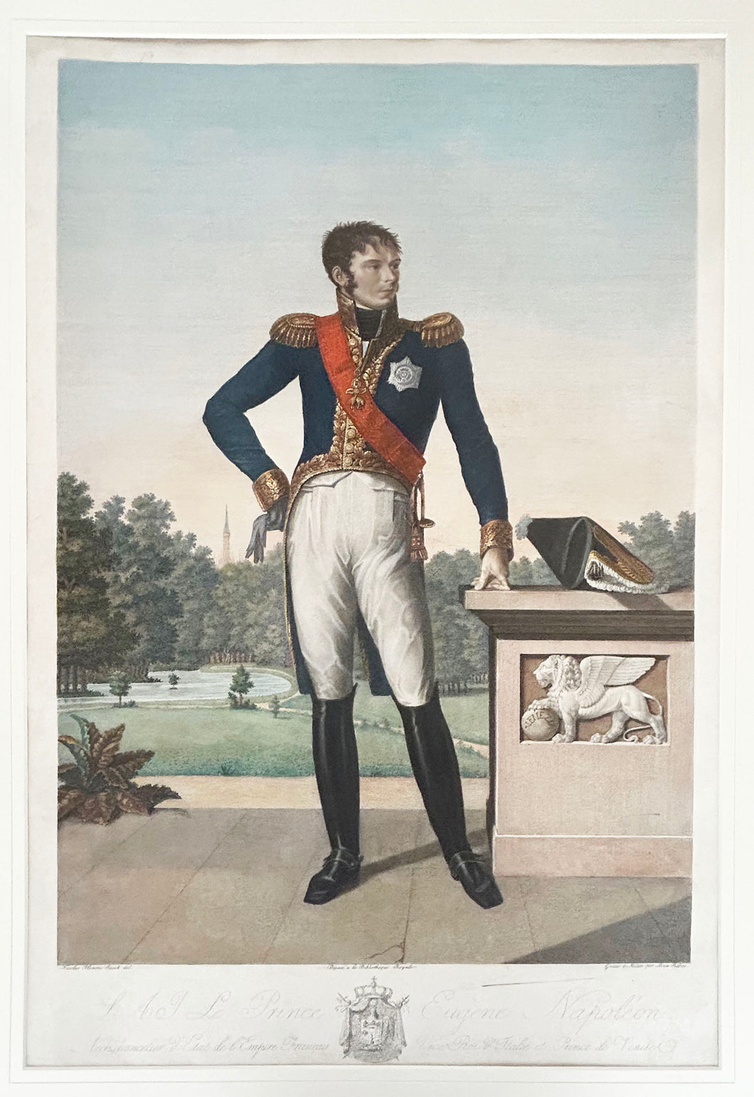 S.A.I. Le Prince Eugène Napoléon, Archichancelier d’Etat de l’Empire Français, Vice-Roi d’Italie et Prince de Venise.  1809.