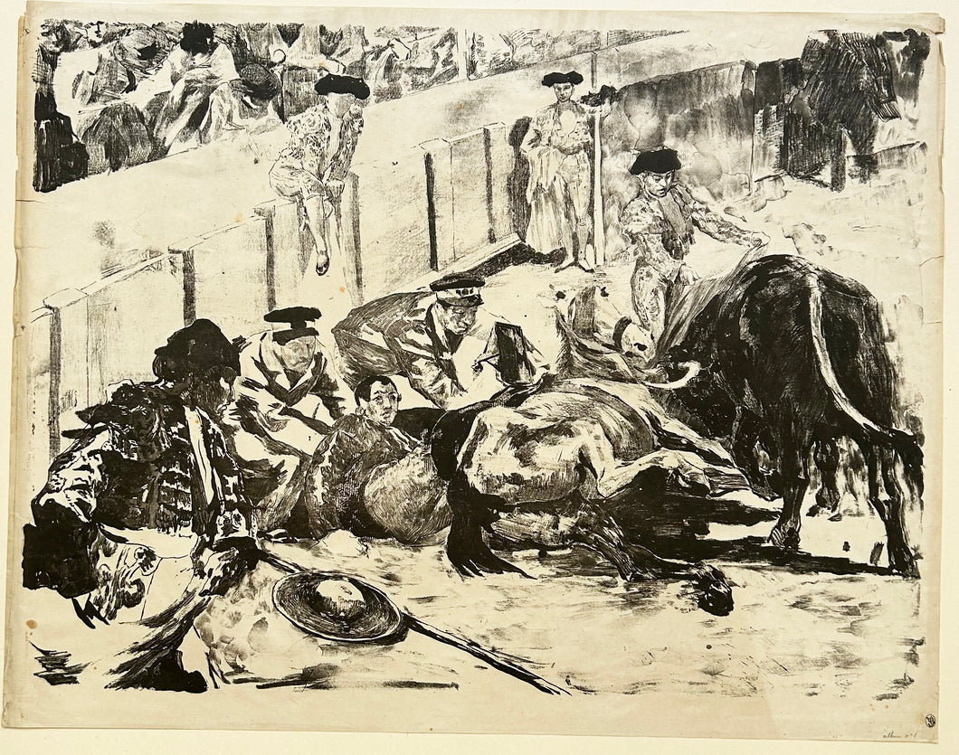 La Chute du picador.  1897.