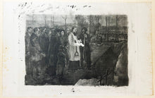 Charger l&#39;image dans la galerie, Dernière prière à la fosse commune. 1893.
