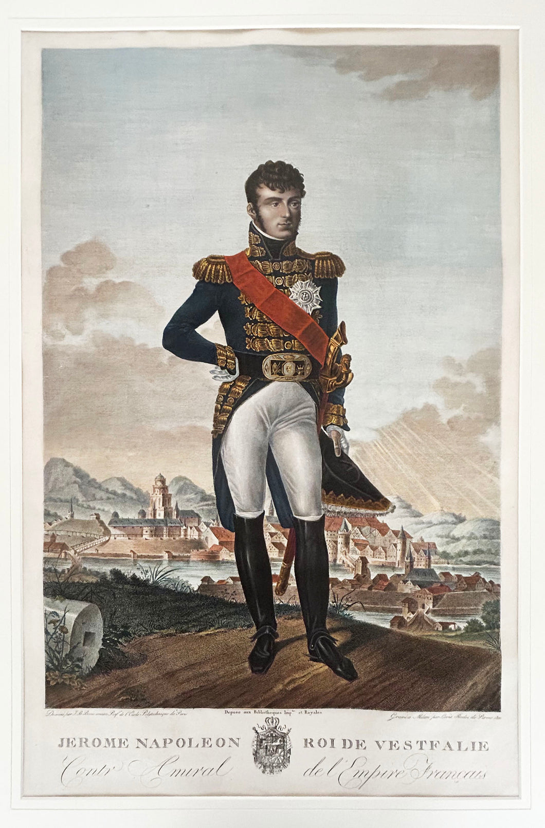 Jérôme Napoléon, Roi de Vestfalie, Contre-Amiral de l’Empire Français. 1810.