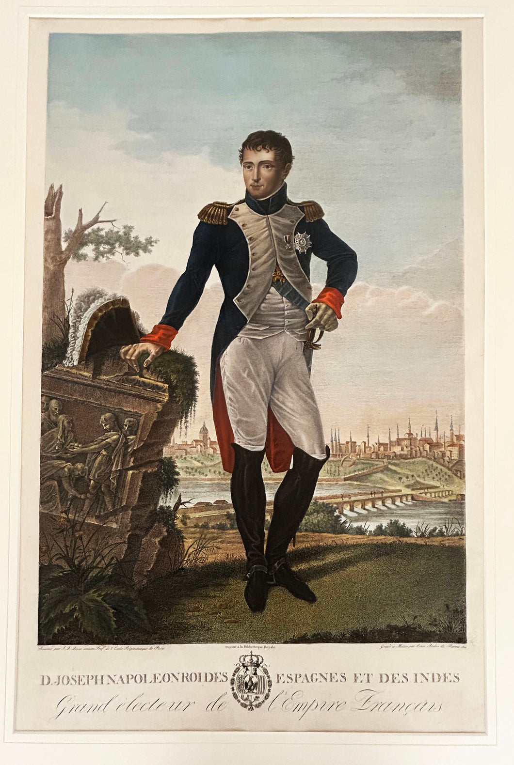 D. Joseph Napoléon, Roi des Espagnes et des Indes, Grand Electeur de l’Empire Français. 1810.