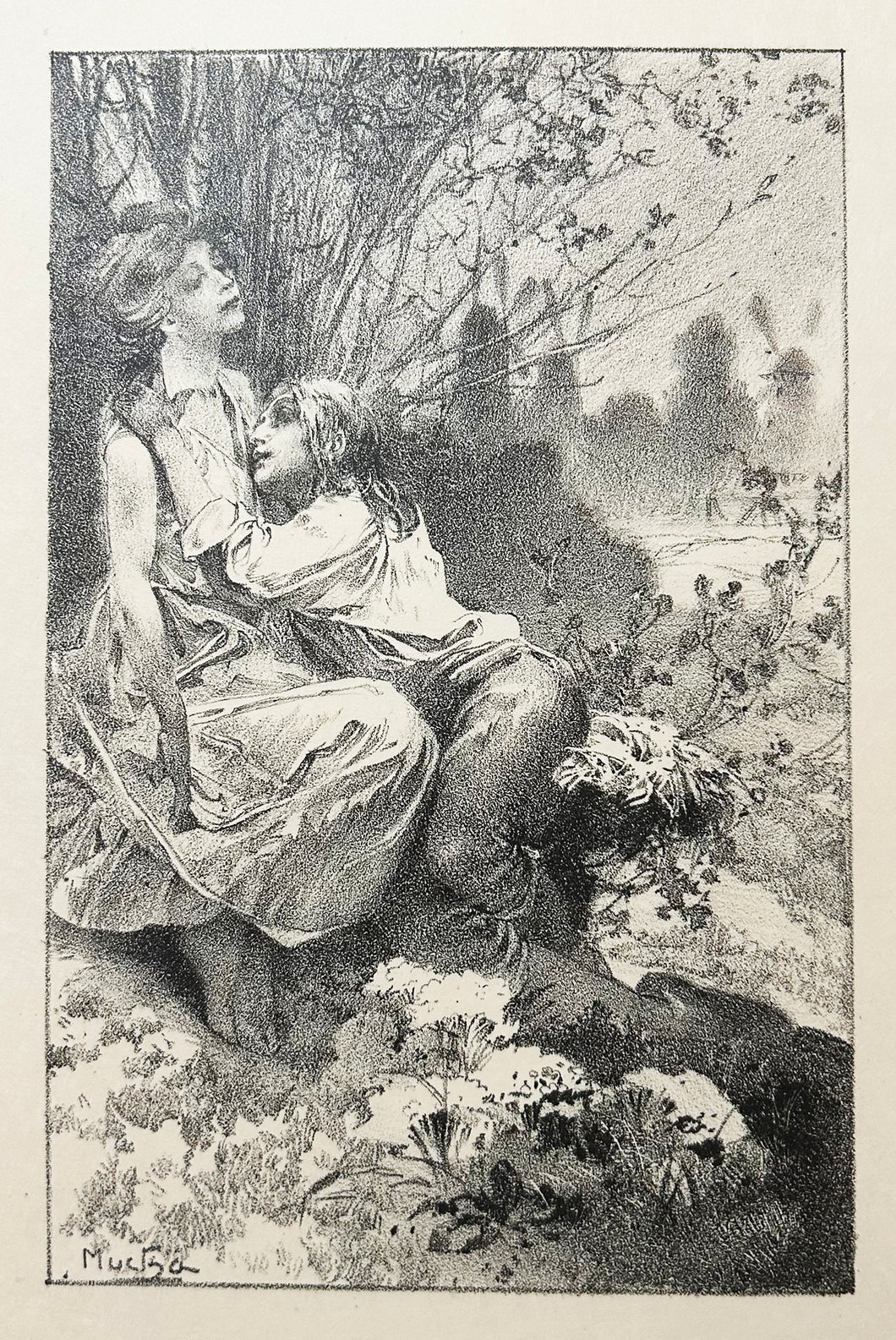 L'amour voleur de miel (Chansons d'Aïeules). 1895.