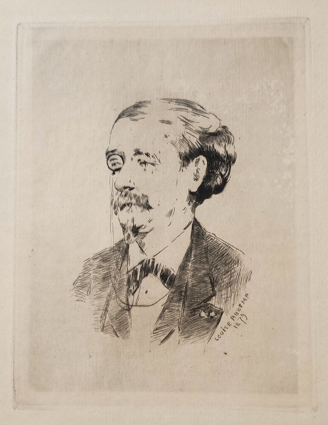 Portrait de Paul Mantz, critique d'art.  1879.