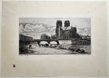 Charger l&#39;image dans la galerie, L&#39;abside de Notre-Dame.  1854.
