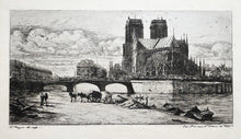 Charger l&#39;image dans la galerie, L&#39;abside de Notre-Dame.  1854.
