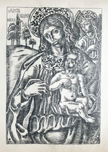 Charger l&#39;image dans la galerie, Emile BERNARD - Sainte Marie, Mère de Dieu. 1895. Lithographie originale. 
