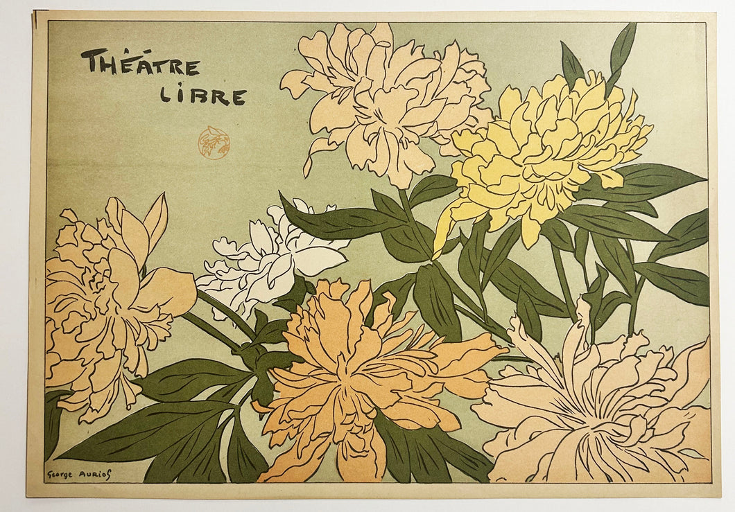 Théâtre libre (Couverture de programme).  1889.