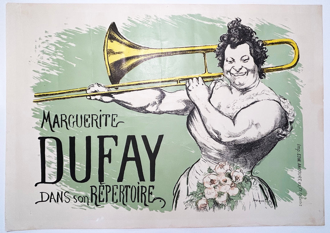 Marguerite Dufay dans son répertoire.  c.1899.