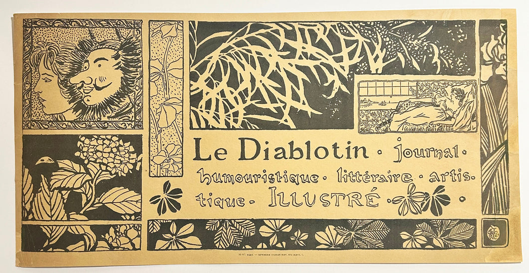 Le Diablotin : journal humouristique, littéraire, artistique illustré.   1891.