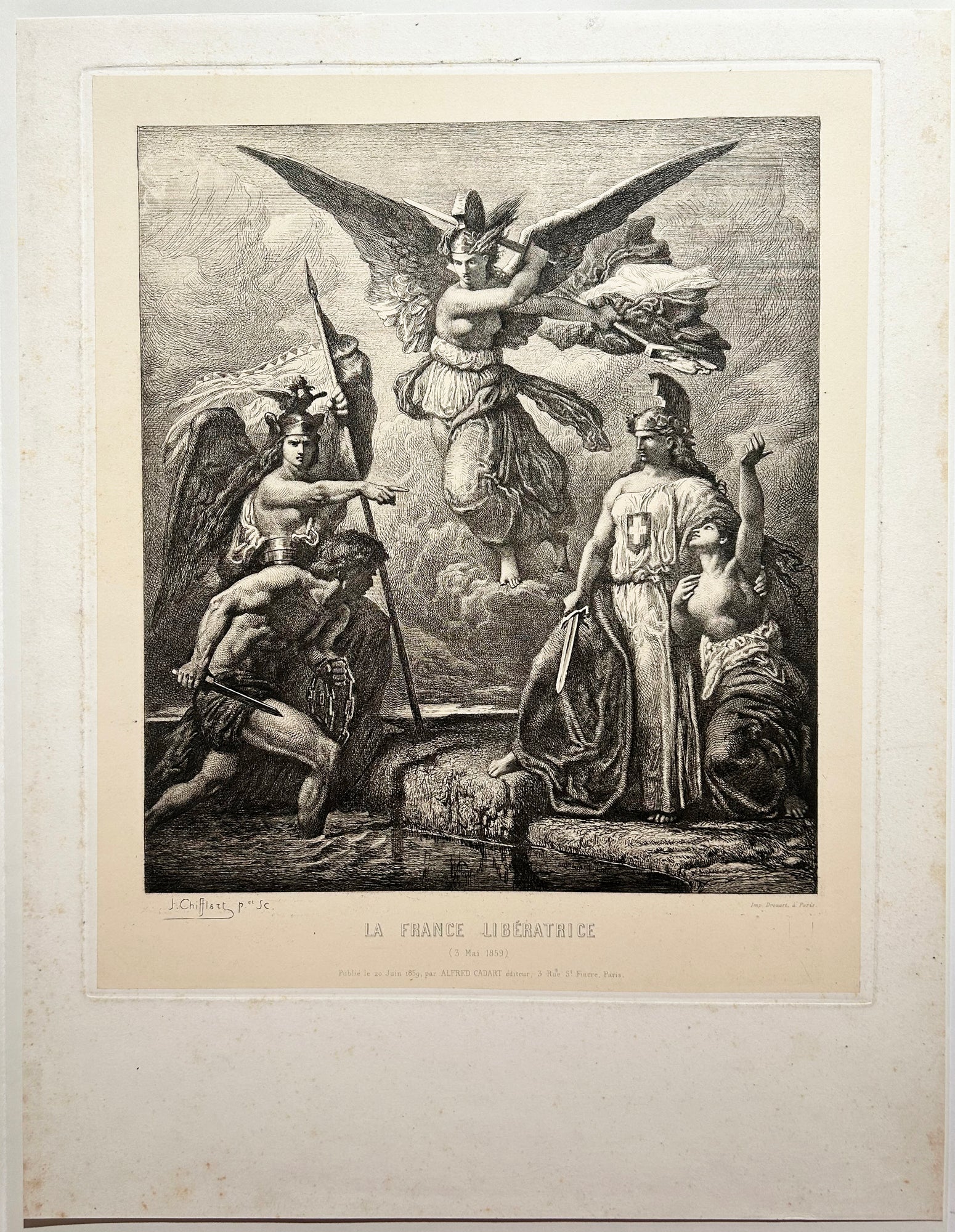 La France Libératrice, 3 mai 1859. 1859.