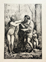 Charger l&#39;image dans la galerie, François CHIFFLART - La Tentation. Eau-forte originale. 
