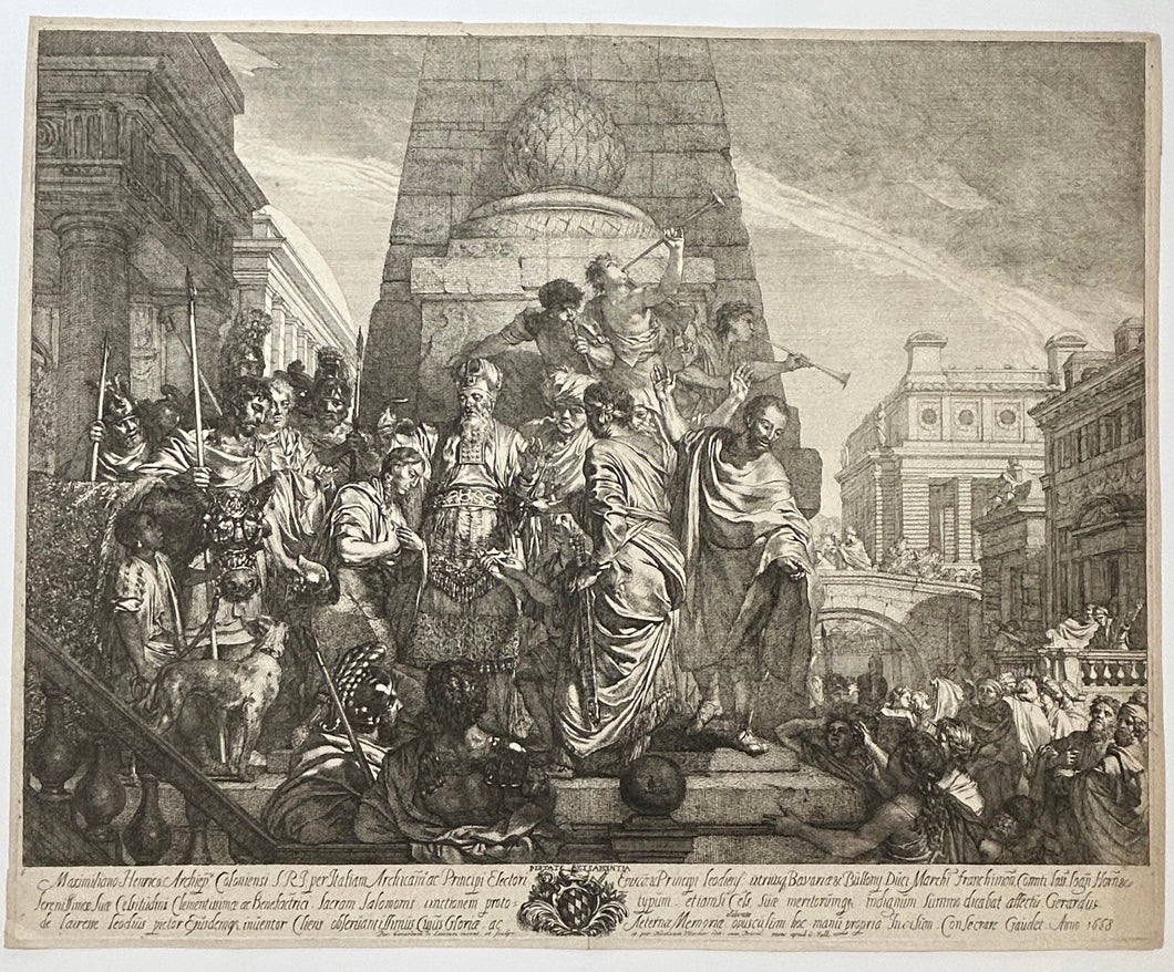 Le Sacre de Salomon. 1668.