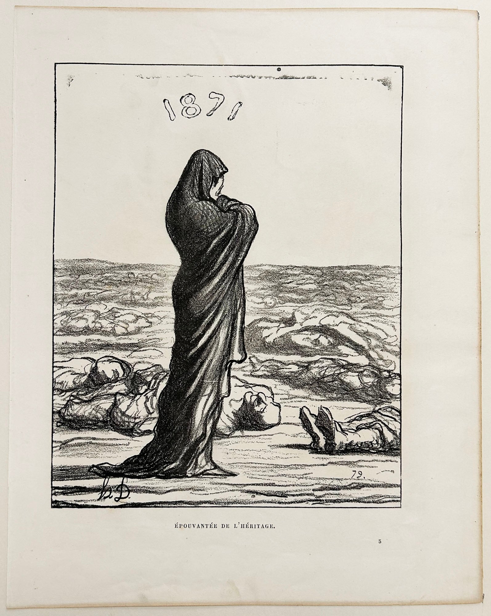 Epouvantée de l'héritage.