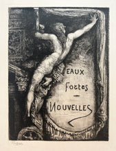 Charger l&#39;image dans la galerie, François CHIFFLART - Frontispice pour &quot;Eaux-fortes nouvelles&quot; de 1880. Gravure originale. 
