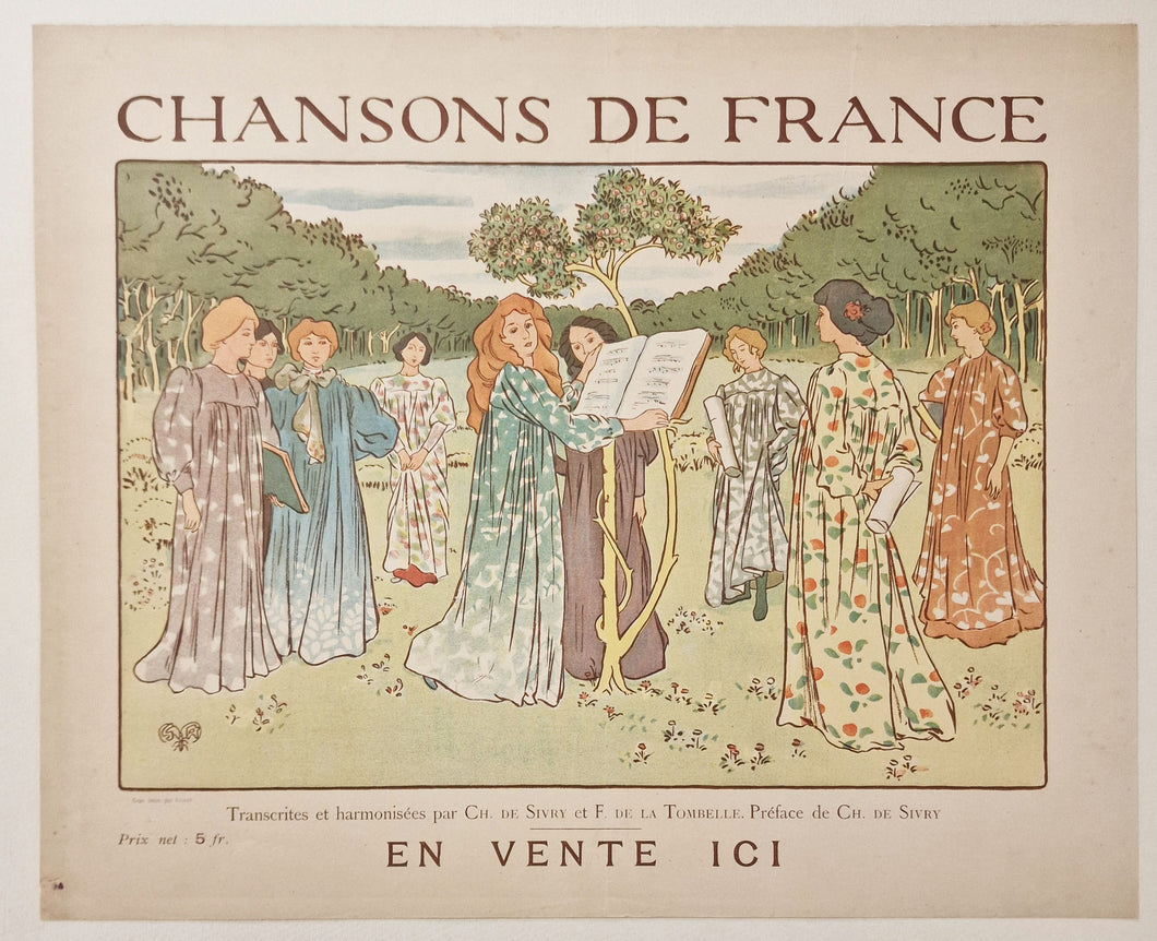 Chansons de France.  c.1898.