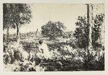Charger l&#39;image dans la galerie, Jeune femme assise au bord d&#39;une rivière en Île de France.
