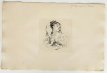 Charger l&#39;image dans la galerie, Douze têtes de femmes, décors d&#39;assiettes pour la fabrique d&#39;Haviland.  c.1870.
