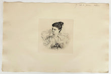 Charger l&#39;image dans la galerie, Douze têtes de femmes, décors d&#39;assiettes pour la fabrique d&#39;Haviland.  c.1870.
