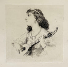 Charger l&#39;image dans la galerie, Douze têtes de femmes, décors d&#39;assiettes pour la fabrique d&#39;Haviland.  c.1870.
