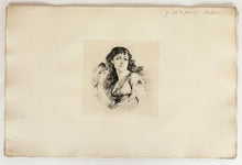 Charger l&#39;image dans la galerie, Douze têtes de femmes, décors d&#39;assiettes pour la fabrique d&#39;Haviland.  c.1870.
