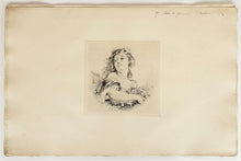 Charger l&#39;image dans la galerie, Douze têtes de femmes, décors d&#39;assiettes pour la fabrique d&#39;Haviland.  c.1870.
