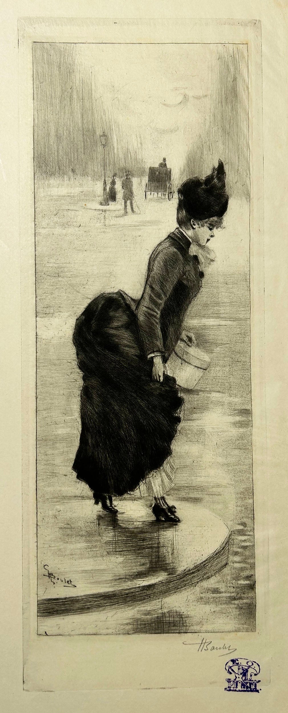 Dans la rue. 1888.