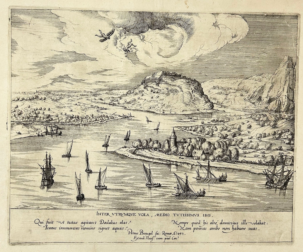 Quatre paysages allégoriques.  Vers 1595.
