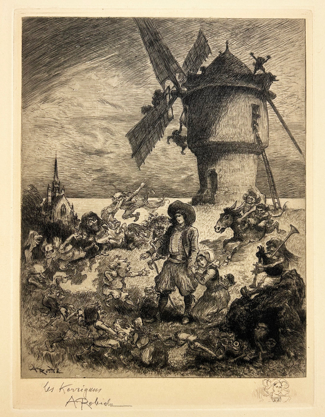 Les Korrigans (Le petit peuple légendaire de Bretagne).  1913.