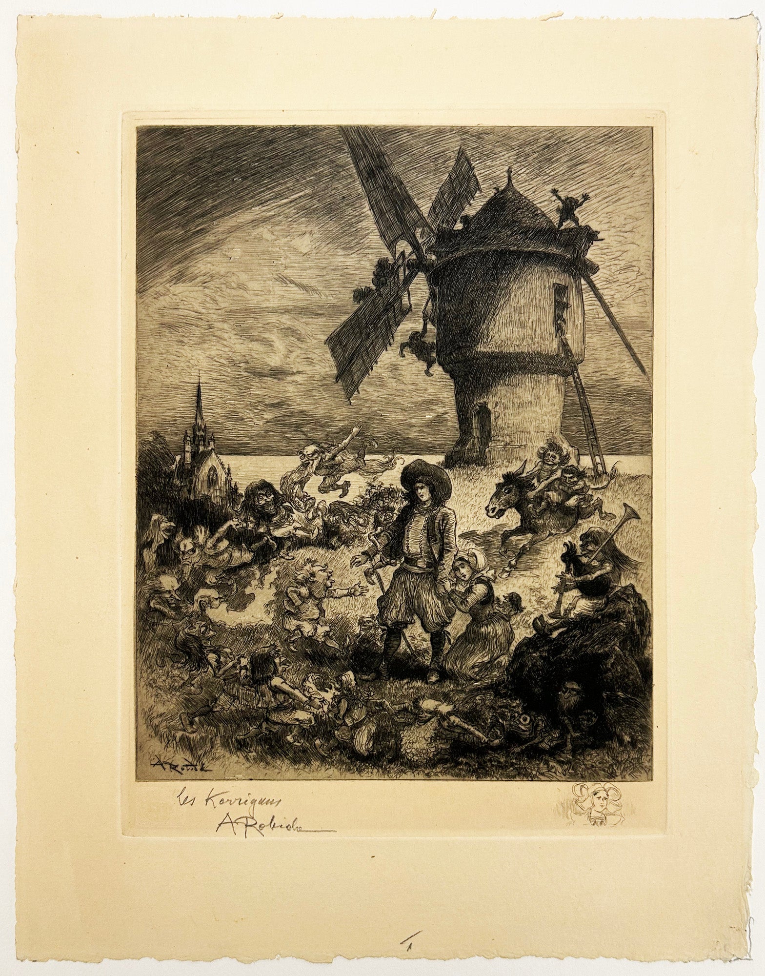 Les Korrigans (Le petit peuple légendaire de Bretagne).  1913.