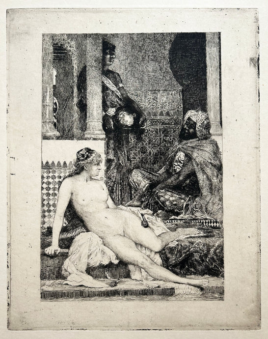 Jules GARNIER La Sultane favorite. Gravure.