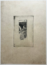 Charger l&#39;image dans la galerie, Portrait de Mme Zambaco dessinant.  c.1860.
