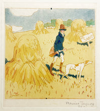 Charger l&#39;image dans la galerie, [Chasseur et son chien près des meules].  1906.
