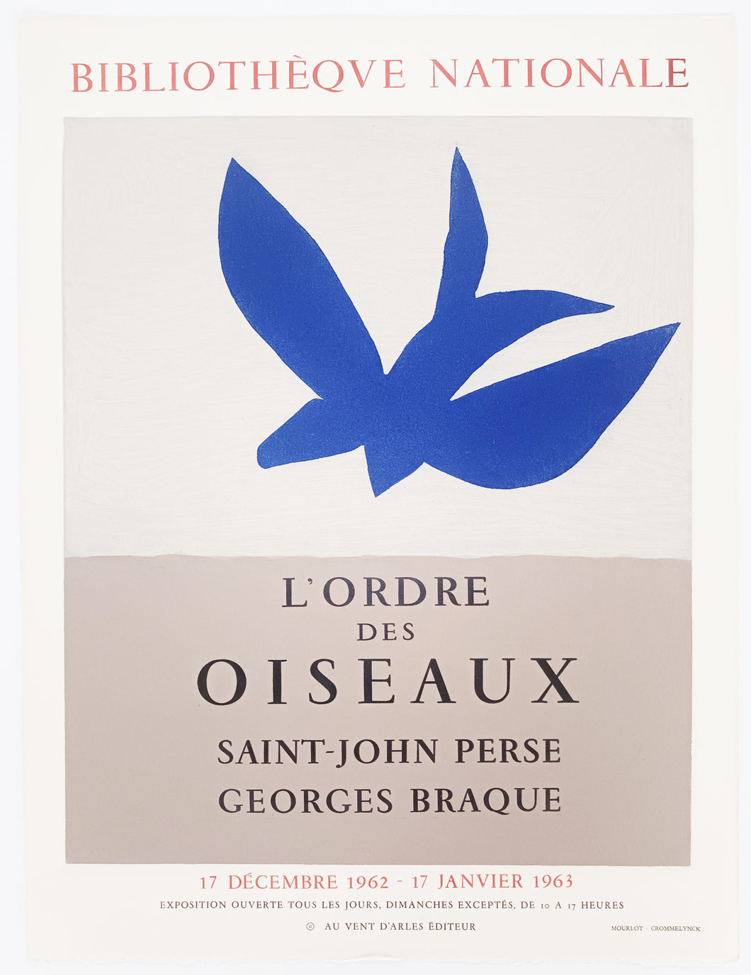 L'Ordre des oiseaux.  1962.