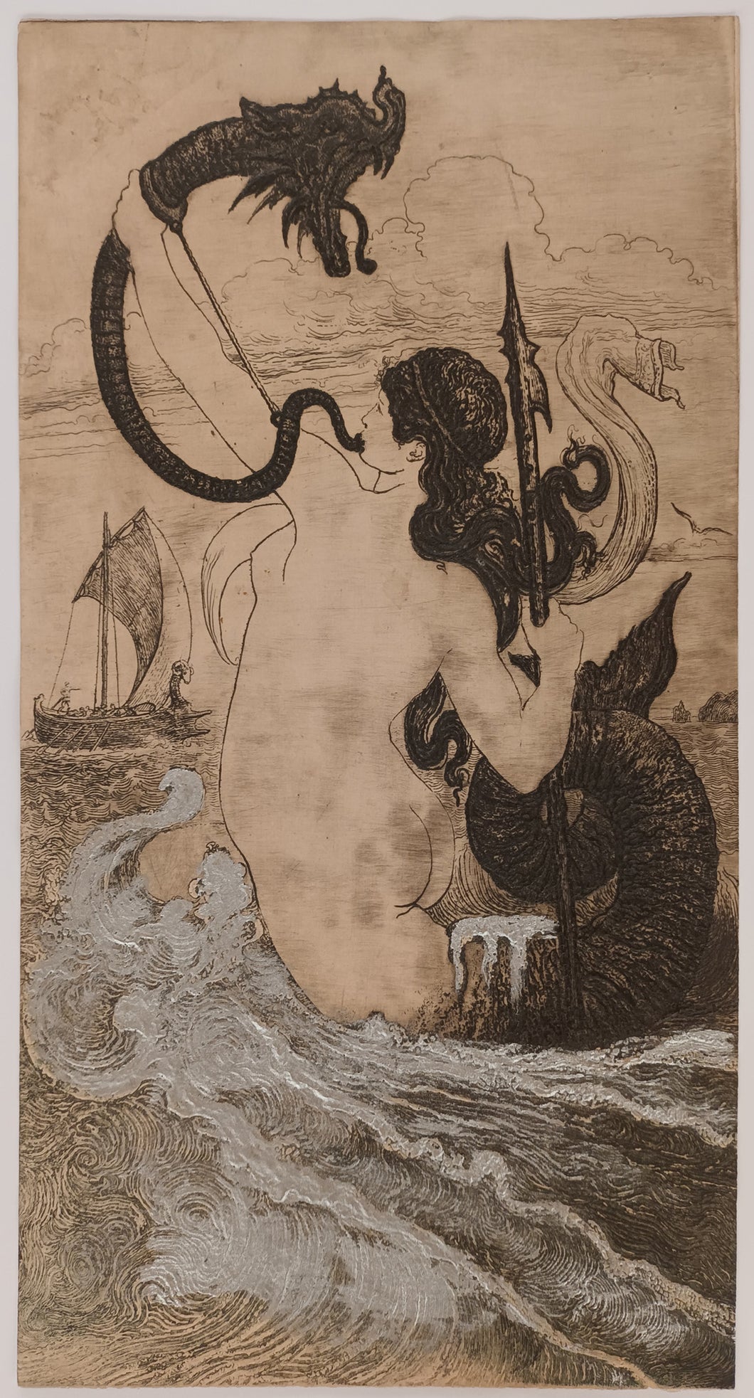 Grande sirène. c.1910.