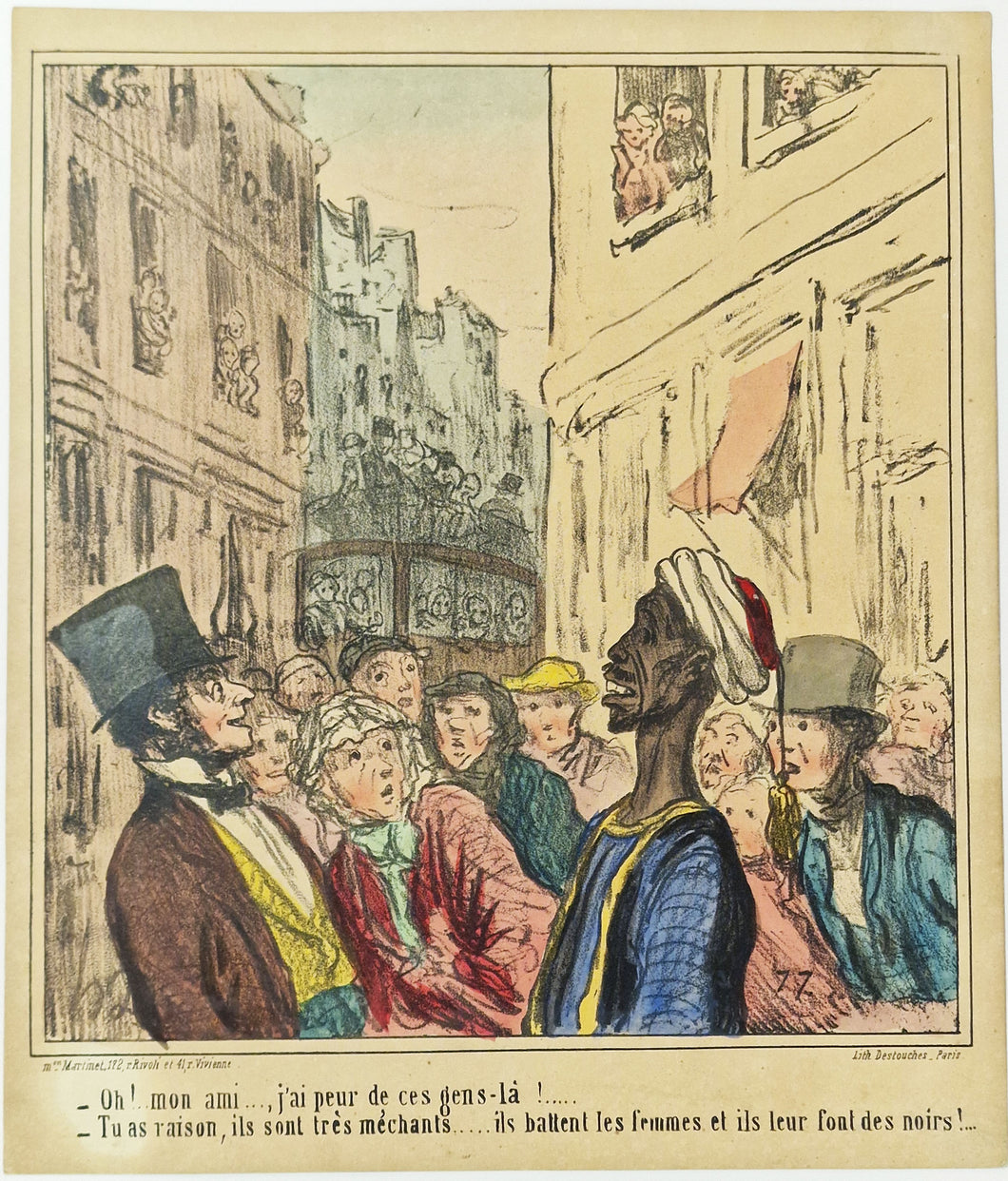 Oh ! Mon ami…, j'ai peur de ces gens-là !... 1859.