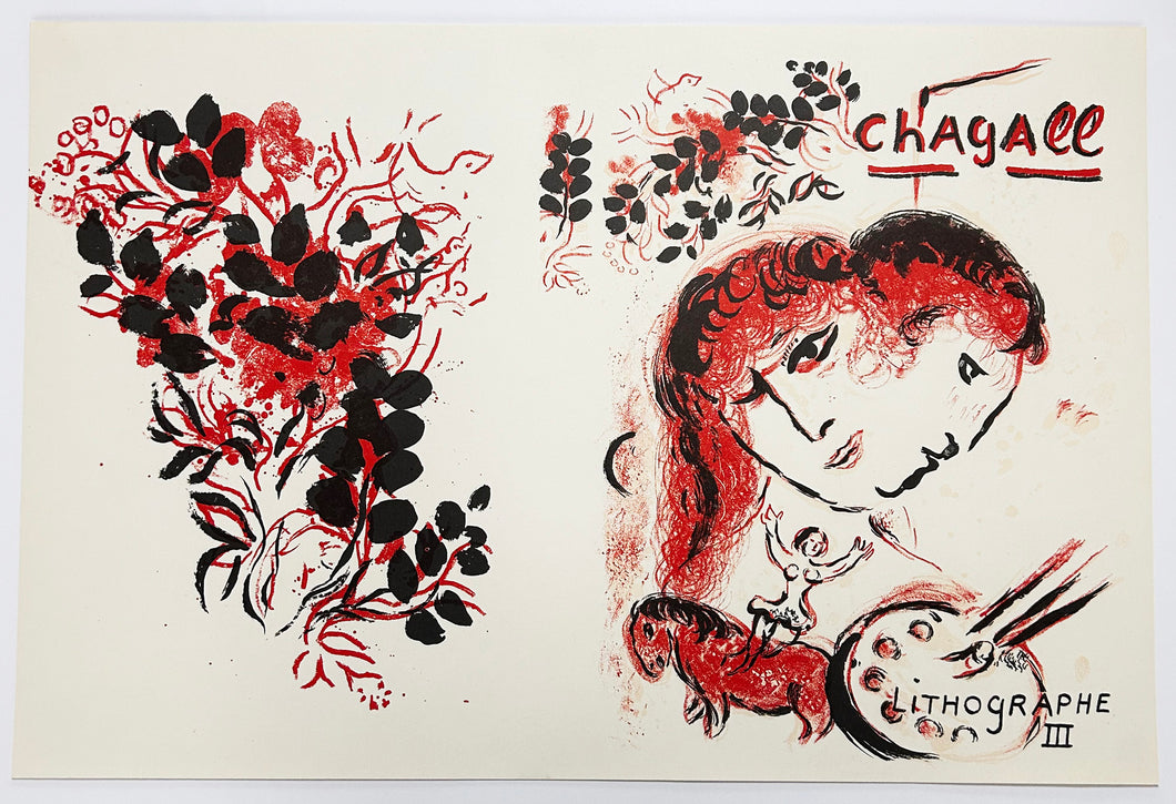 Couverture pour Chagall Lithographe III.  1968.