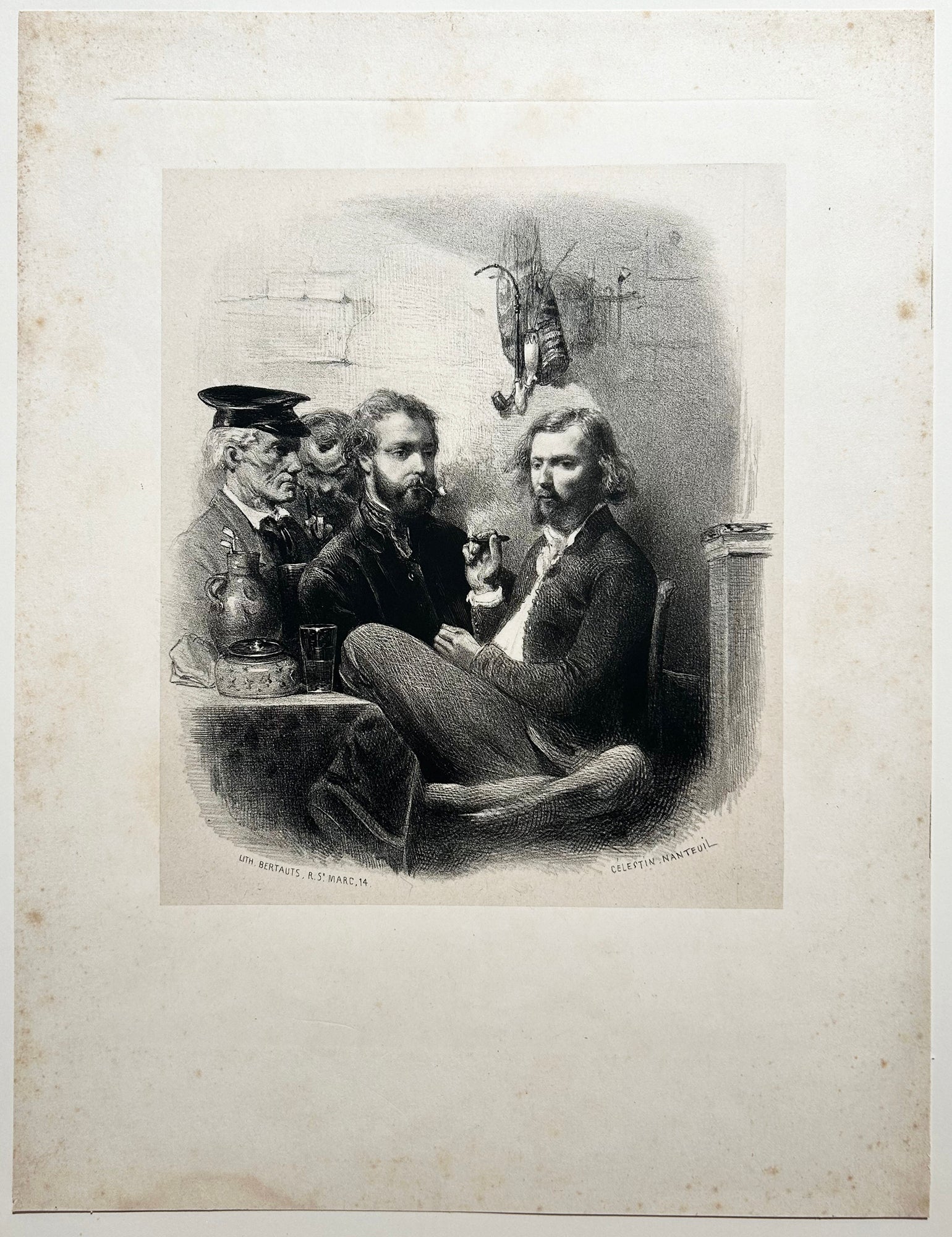 [Les Français chantés par eux-mêmes. Les cigares].  1842.