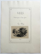 Charger l&#39;image dans la galerie, Eugène BLERY - Vues pittoresques à l&#39;eau-forte. 1846. Suite complète de 7 eaux-fortes originales dont la page de titre

