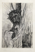 Charger l&#39;image dans la galerie, Christ en croix et la Vierge.  1958.
