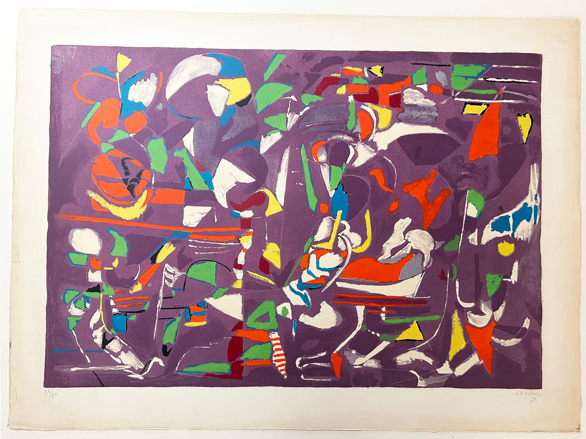 [Composition sans titre].  1959.