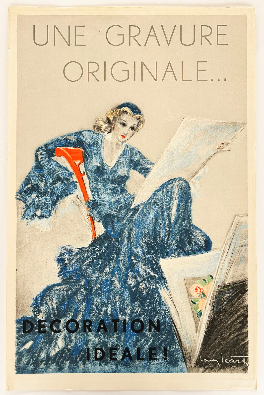 Une gravure originale… Décoration idéale!