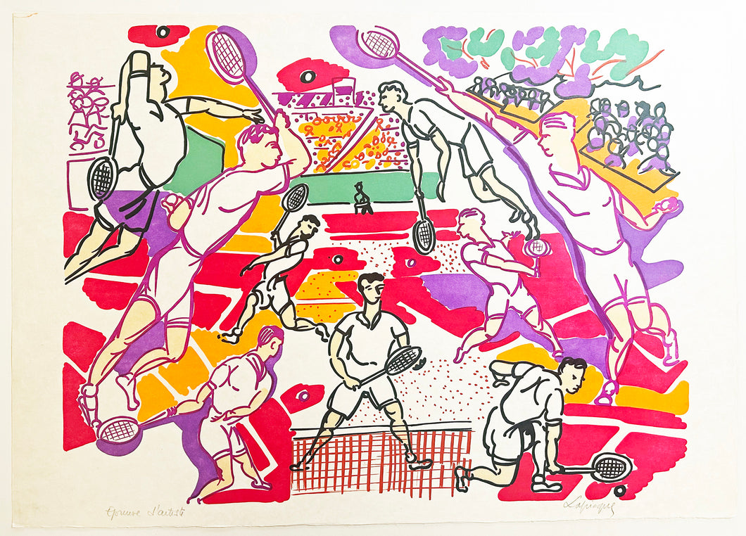 Le Tennis.  1965.