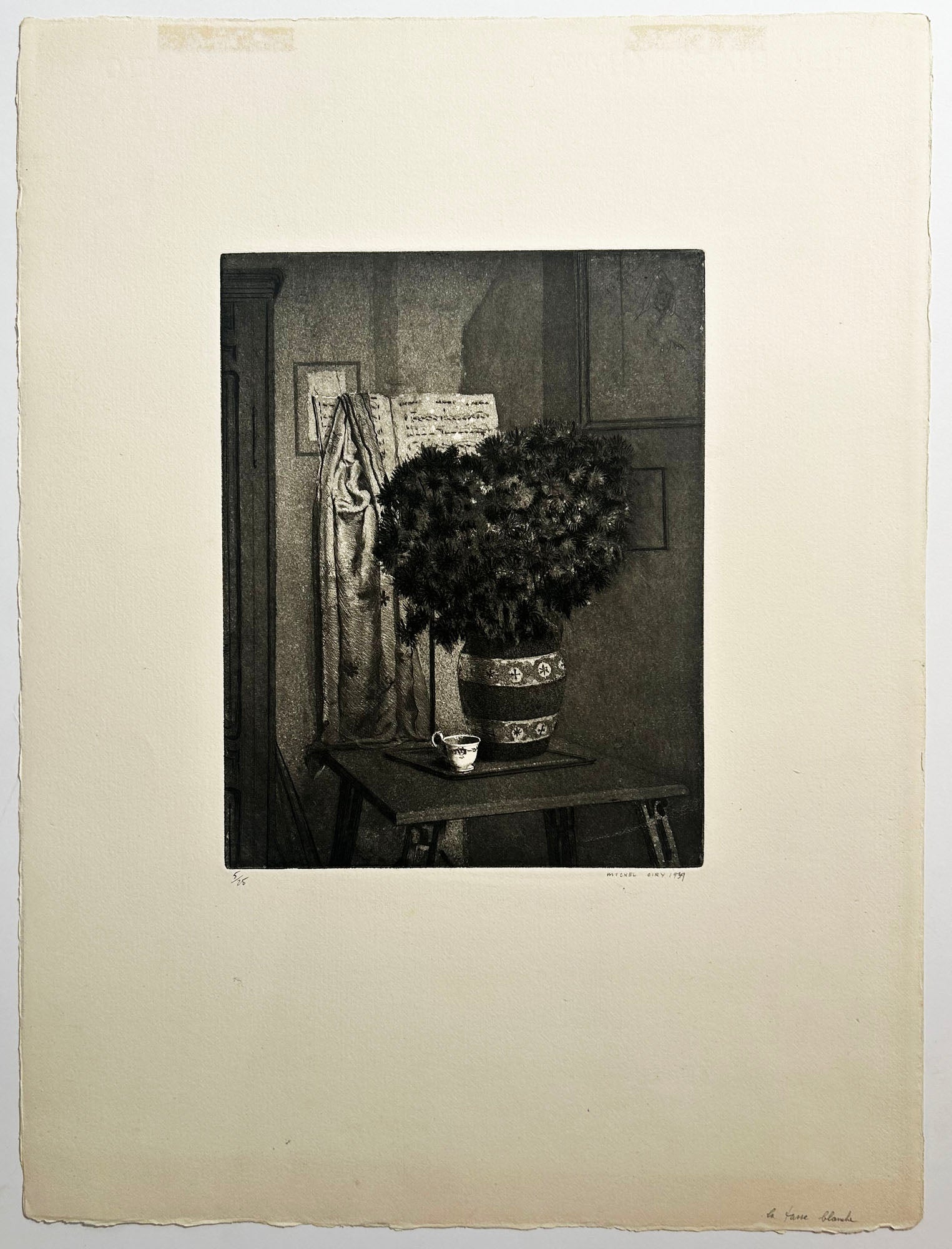 La tasse blanche.  1939.