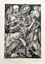 Charger l&#39;image dans la galerie, Marc DAUTRY Orphée.  1961. Gravure originale contresignée. 
