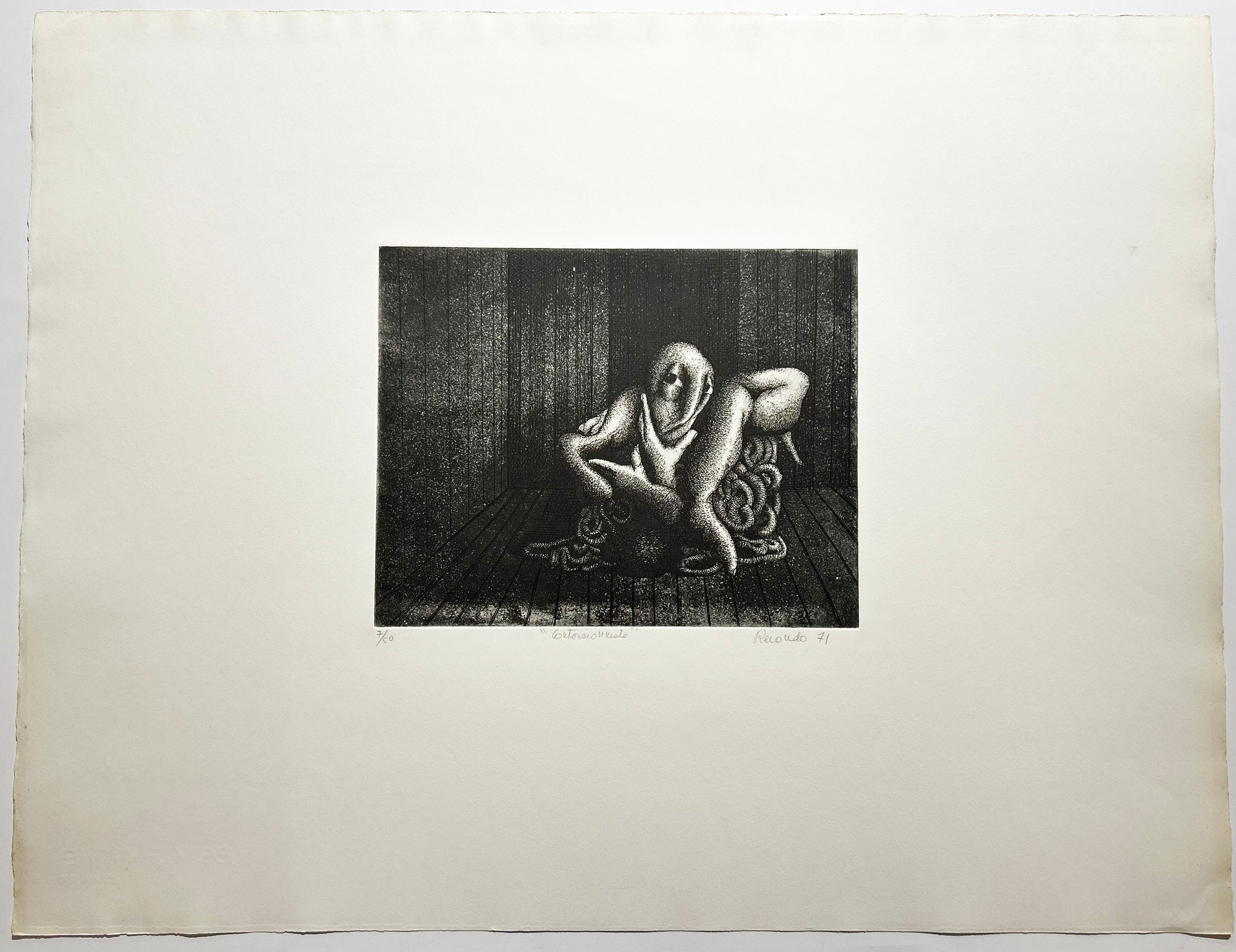 Contorsionniste.  1971.